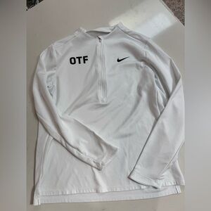 Orangetheory Nike Quarter Zip White Large